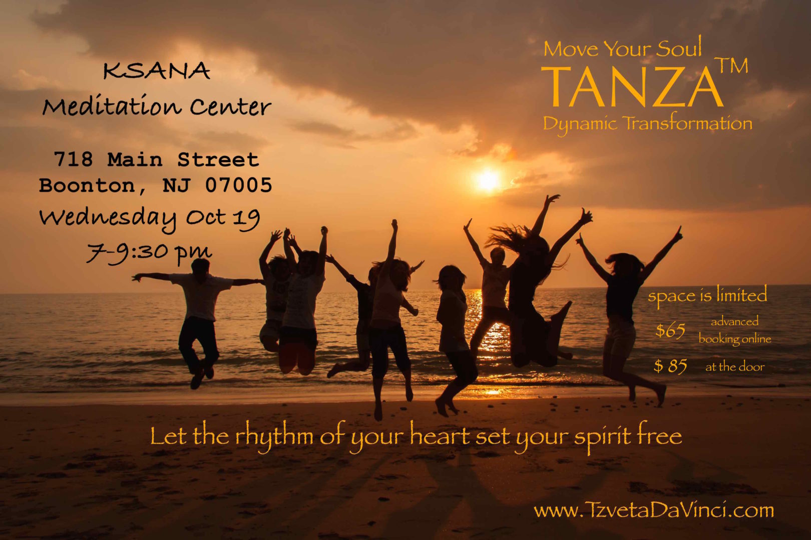 Move Your Soul with TANZA - Dynamic Transformation - Ksana Meditation Center - An Open Space for Healing & Growth