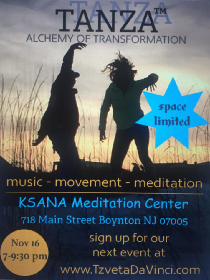 TANZA – Alchemy of Transformation - Ksana Meditation Center - An Open Space for Healing & Growth